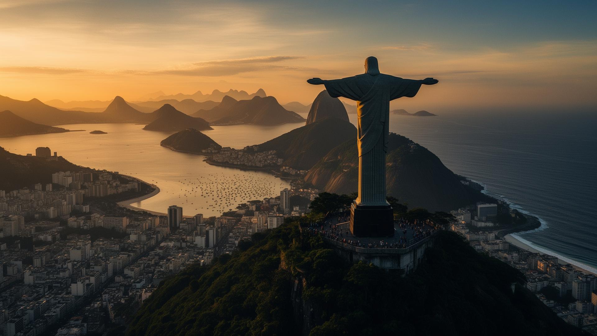 Rio de Janeiro au coucher du soleil